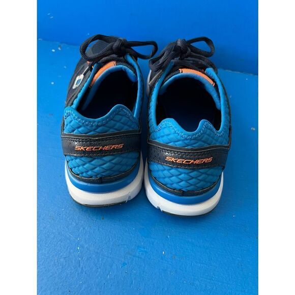Skechers Relaxed Fit Skech Flex Memory Foam Men's Sneakers Size 9.5  Navy/Blue - Picture 4 of 7
